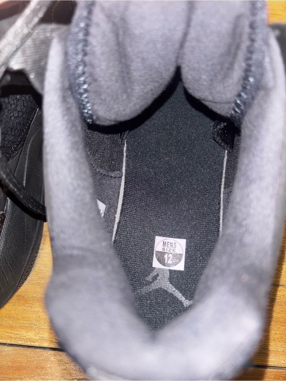 Jordan Men's Shoes Nike Zoom '92 Black worn once - Picture 5 of 6
